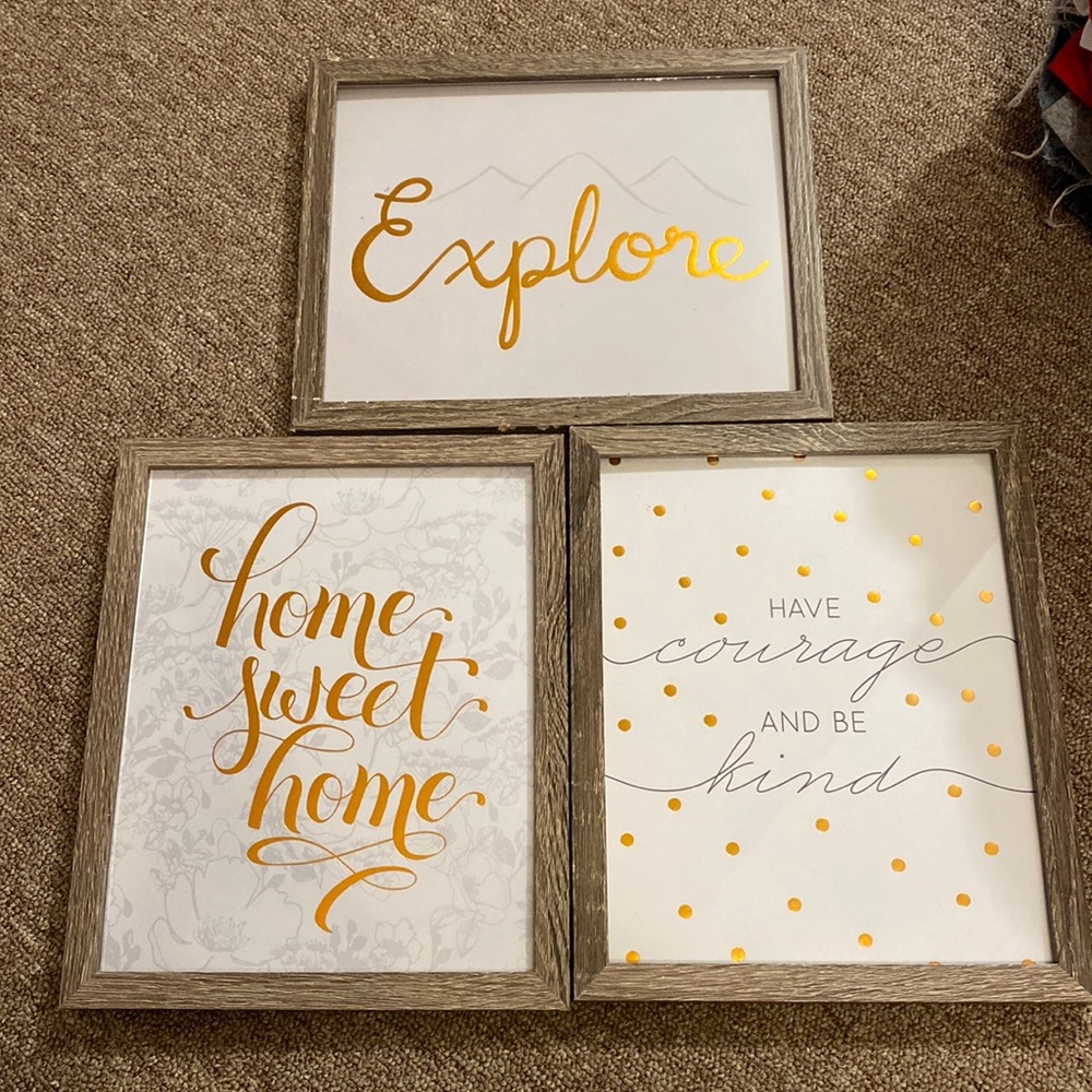 3 Piece Wall Decor
